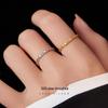 Banyan Tree S925 Silver Open Buckle Ring with English Letter Design for Women