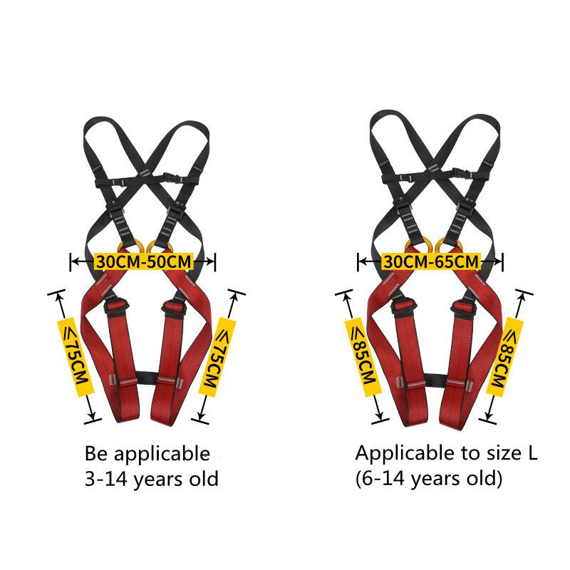 Kid's Safety Belt Child Full Body Harness  Children Safety Protection Kid Harness Outdoor Equipment Kits