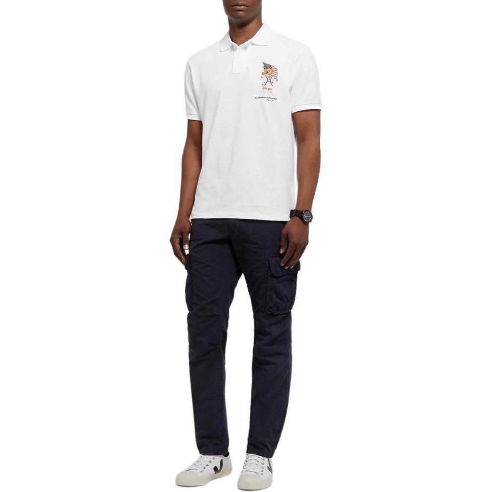 Polo Ralph Lauren SS25 Custom Slim Fit Bear Logo Embroidered Short Sleeve Polo Shirt Men Tops 710803286-001
