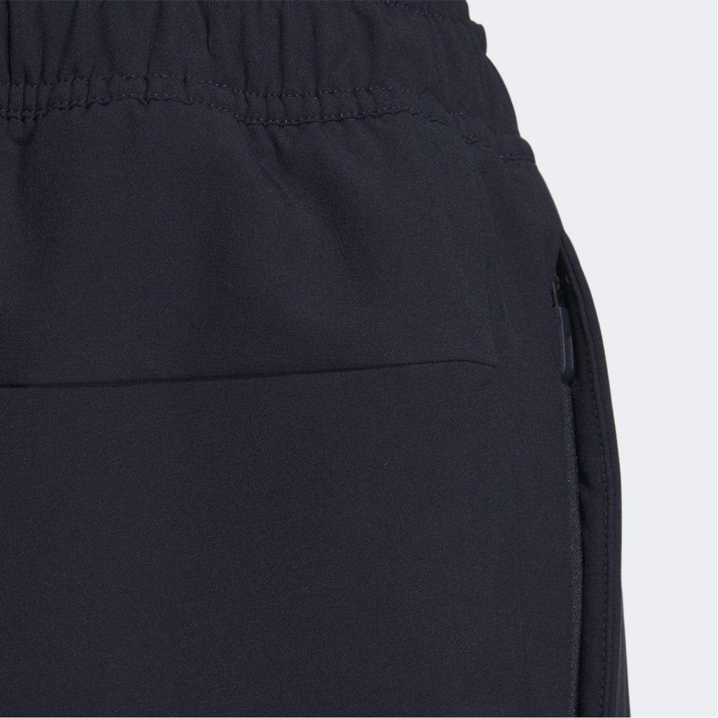 Adidas Solid Color Elastic Waist Straight Fit Casual Pants Men Bottoms Navy-Blue IV7590