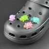 Fashion Shoe Charms Set Accessories Hole Shoe Buckle Cute Luminous Little Turtle DIY 3D Shoes Decorations Kids Party Girls Gift