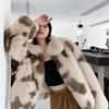 Italian Style Tuscan Lamb Fur Coat Autumn and Winter New Women's Clothing Fox Hair Short Coat Tide