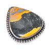 Bumble Bee Jasper Gemstone 925 Sterling Silver Jewelry Ring Size 9
