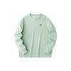 Solid Color Round Neck Loose Casual Knit Pullover Sweatshirt Men Sweatshirt Sagittarius-Green 952418713-5