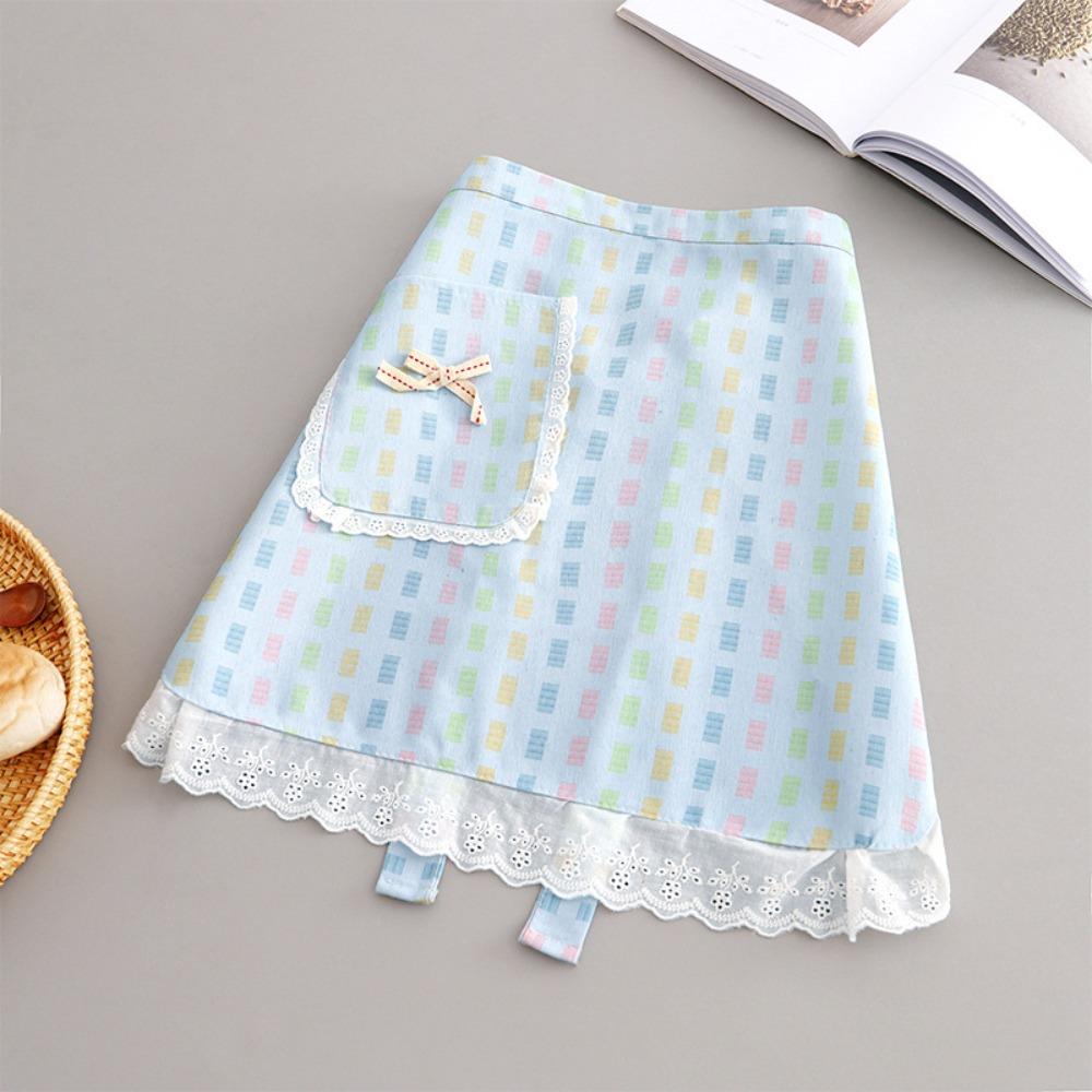 Холщовый кухонный фартук с карманами, фартуки для рисования, новая рабочая одежда для кухни