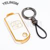 New 2 3 Button Car Folding TPU Key Case Cover Shell Fob For Mazda 2 3 5 6 CX7 CX9 RX8 MX5 MPV Car Key Protection Accessories