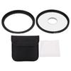 62mm Center Exposure Lens Filter with 62mm-67mm Filter Adapter Edge Blur Special Effect Filter for