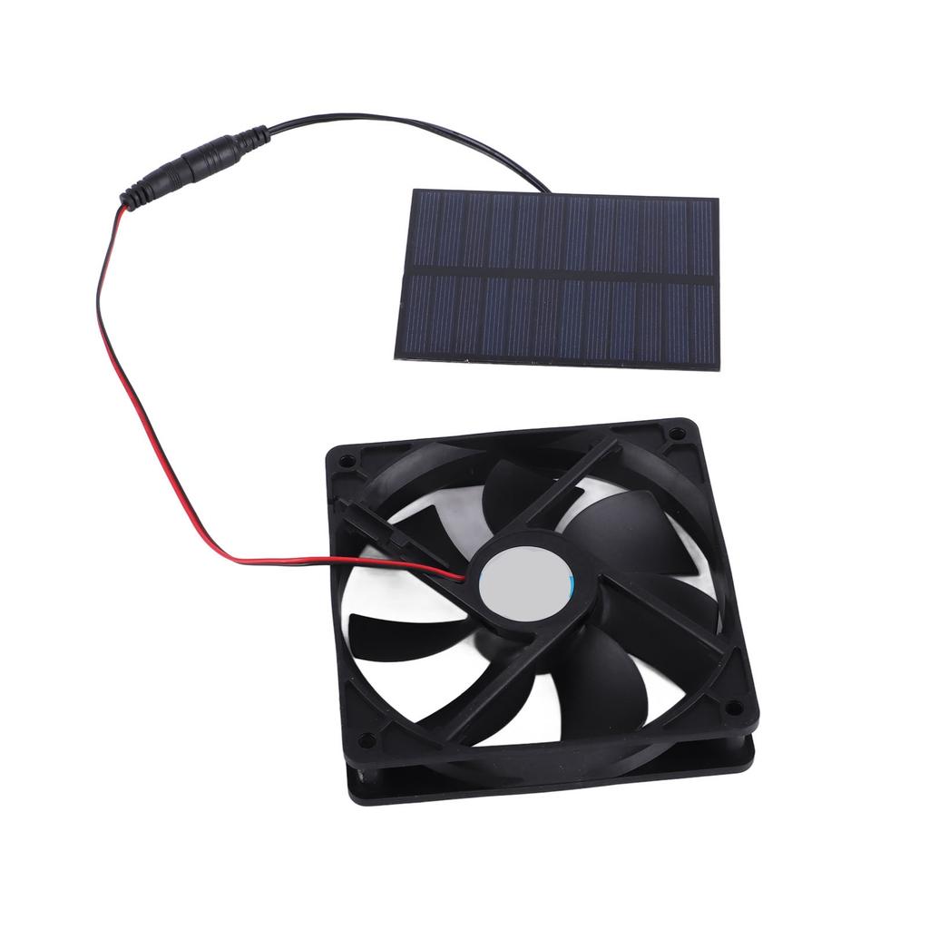 Solar Panel Fan Professional Solar Powered Exhaust Fan Kit for Chicken Coops Greenhouses Sheds Pet