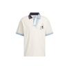 Originals Trefoil X Zhang Changxiong SS23 Embroidered Short-Sleeve Polo Unisex Tops Wonder-White IS0636