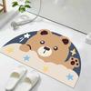 Cartoon Bathroom Floor Mat Absorbent Diatom Mud Door Entry Mat Non-slip Toilet Floor Mat Toilet Floor Mat Quick Dry Toilet Carpet