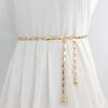 Waist Chain For Women Metal Hook Adjustable Waist Chain Decorative Dress Chain
