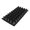 2Pcs 50 Cells Seedling Trays Plastic Gardening Germination Trays Black Seedling Container Garden Supplies For Vegetable Flower
