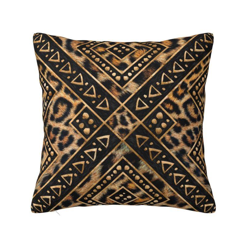 Custom Leopard Skin Print Pillow Case 45x45cm Home Decorative Fashion Cheetah Camouflage Outdoor Cushions Square Pillowcase