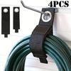 4pcs Heavy-Duty Storage Straps Reusable Extension Cord Organizer Cable Ties Hose Storage Accessory Holder Garage Organization