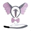 Elephant Costume Set Hair Hoop Halloween Party Cartoon Dress Up Headdress Cosplay for Masquerade