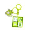 Luminous Mechanical Keyboard Keychain Animal Fingertip Button Key Ring  Fun Gifts