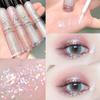 Waterproof Liquid Eyeshadow Glitter Fine Shimmer Sericulae Contouring and BrighTening Eyeshadow Liquid Natural Highlight Lasting Set Makeup for Women