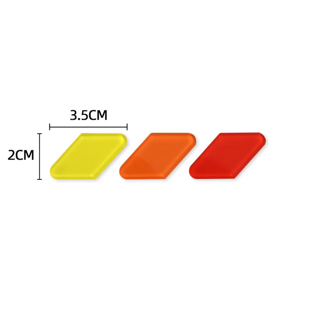 3PCS Acrylic Car Body Stickers Car Door Trunk Decal Auto Decoration for Toyota RAV4 Camry Corolla Crown Auris C-HR