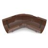 Adjustable Interior Angle for Gutter 120-145°, Brown, System 125