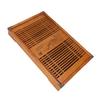 Kungfu Tea Tray Chinese Gongfu Tea Tray Drainage Water Storage Wood Tea Table with Drain Pipe