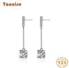 Tancise 925 Sterling Silver Moissanite Zircon Earrings Drop Earrings For Women Wedding Party Gifts