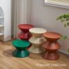 Round Coffee Table Plastic Nordic Home Furniture Living Room Sofa Side Tables Hallway Shoes Stool Balcony Small Desk Nightstands