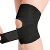Upgraded Knee Pads, Compression Knee Support with Air Mesh Fabric, Adjustable Knee Wrap with Side Stabilizers, Ultra-Soft Bandage for Sports, Running