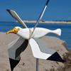 2025 New Seagull Windmill Garden Outdoor Bird Holiday Decorative Wind Spinners Personalized Courtyard Decor Gift Accessories