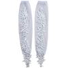 1 Pair Fingerless Gloves Hollow Out Patchwork Soft Breathable Bridal Gown Mittens Lace Embroidery