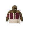 Color Block Spliced Hooded Water-Resistant Casual Jacket Men Jackets Dark-Olive-Green A26P2-302
