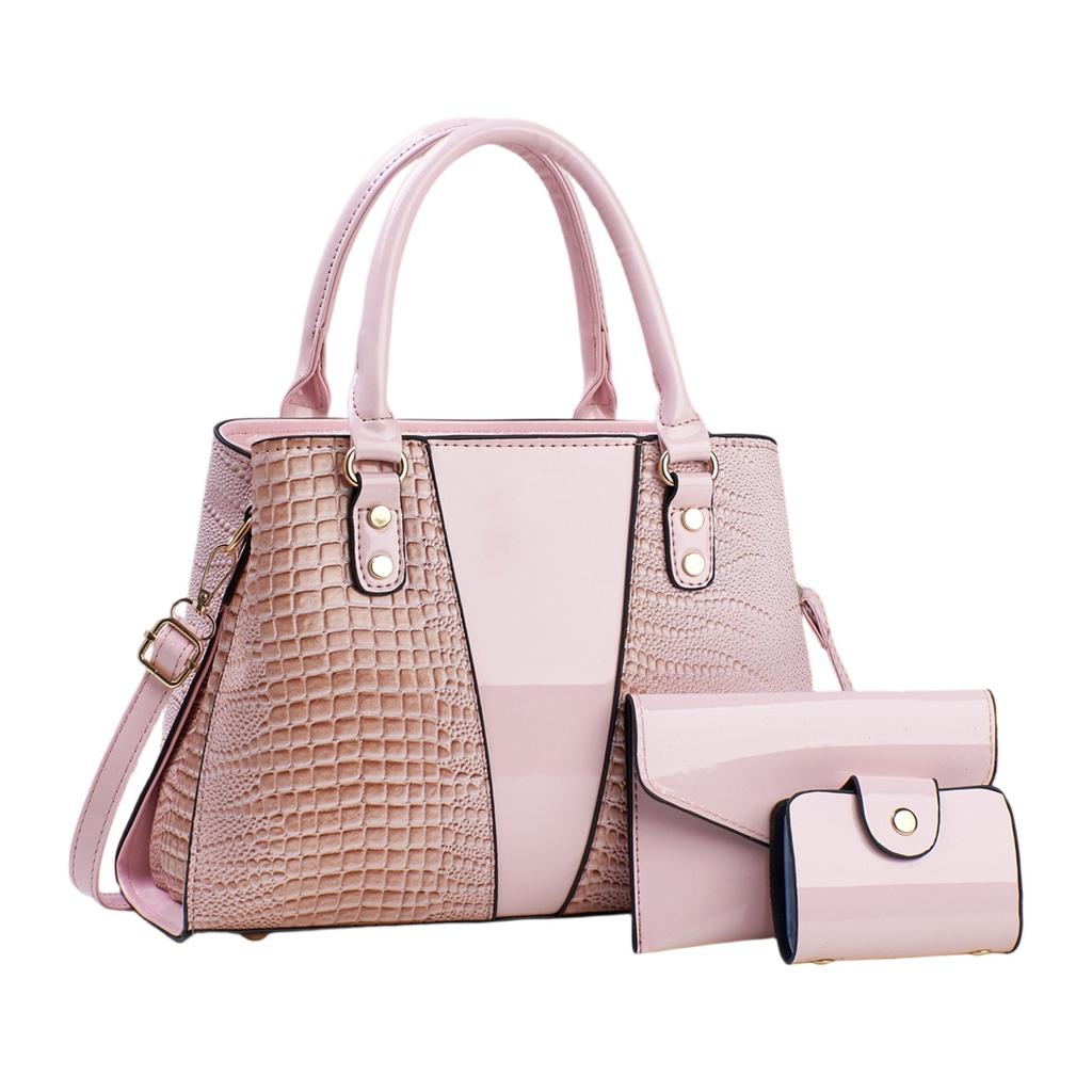 3-Pack Women's Spring Versatile Shoulder Crossbody Handbag Fashion Bag