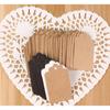 100PCS Blank Wedding Brown Kraft Paper Tag Gifts Papers Gift Tags