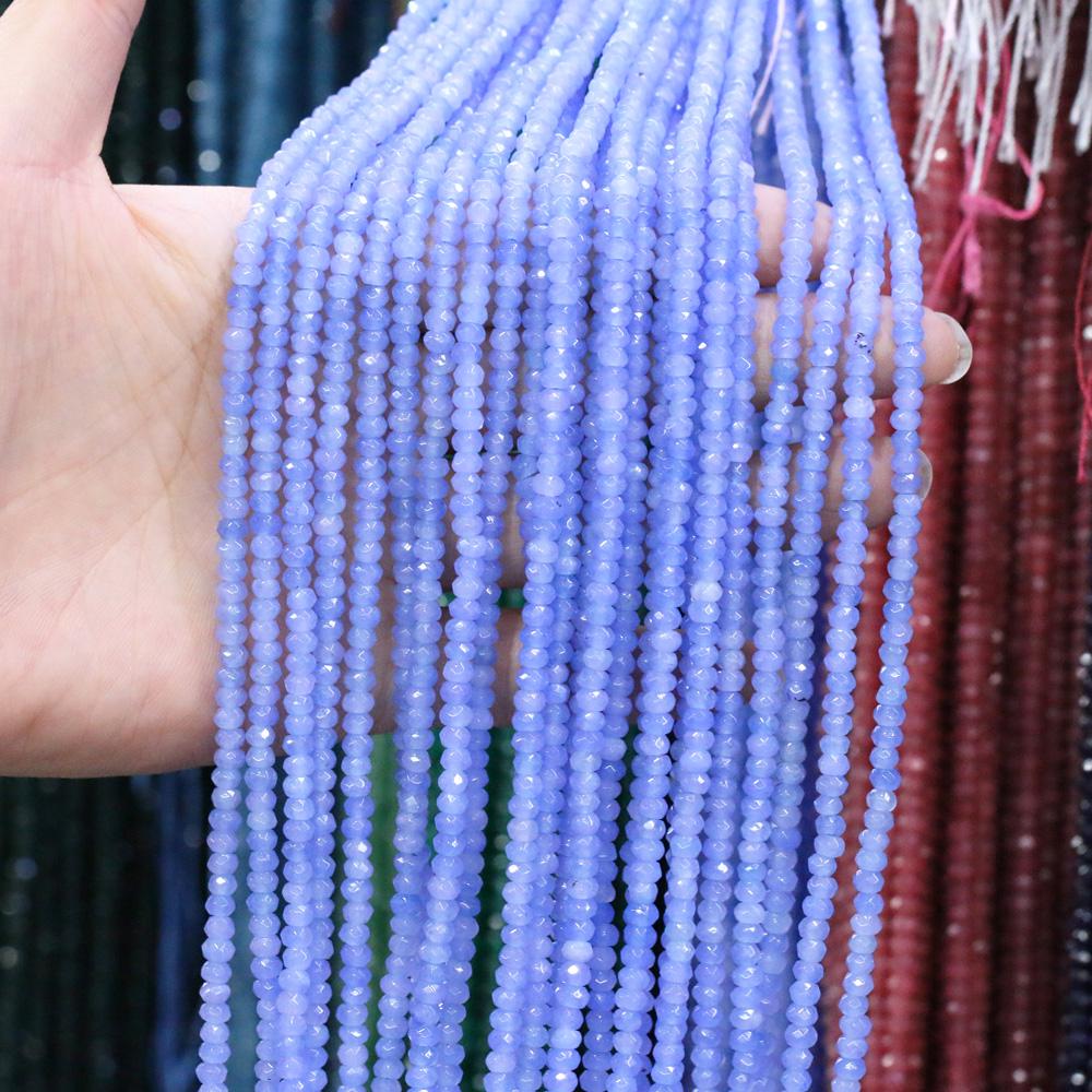 Natural Stone Bead Spinel Faceted Beads 2 X 4 Mm for Jewelry Making DIY Necklace Anklet Bracelet Accessory