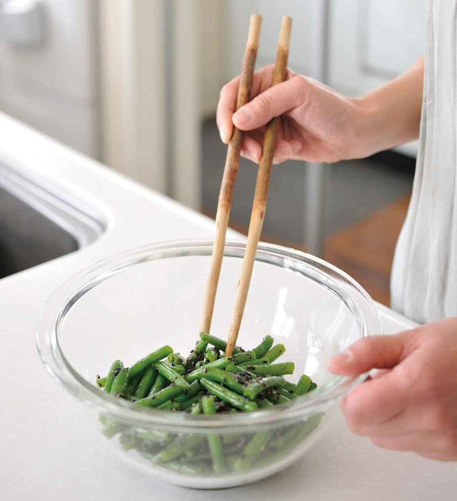 Iwaki AGC Techno Glass Heat Resistant Glass Bowl Round Outer Diameter Safe Wide Mouth Design for Easy Mixing of Ingredients Low Center of Gravity