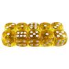 D6 Dice Set 14mm Transparent Dice for Puzzle Making Crafts and Classroom Set of 10