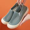 Women's Spring New Fashionable Mesh Shoes Breathable Hollow Green Comfortable Casual  Cloth Shoes Work Soft Soled Shoes