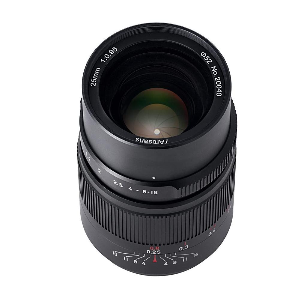 7Artisans 25mm ED Four Black Single Focus Lens F0.95 (Micro Thirds)