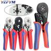Crimping Tools Pliers Electrical Tubular Terminals Box Mini Clamp Self-Adjusting Set Ferrule Crimping Tool