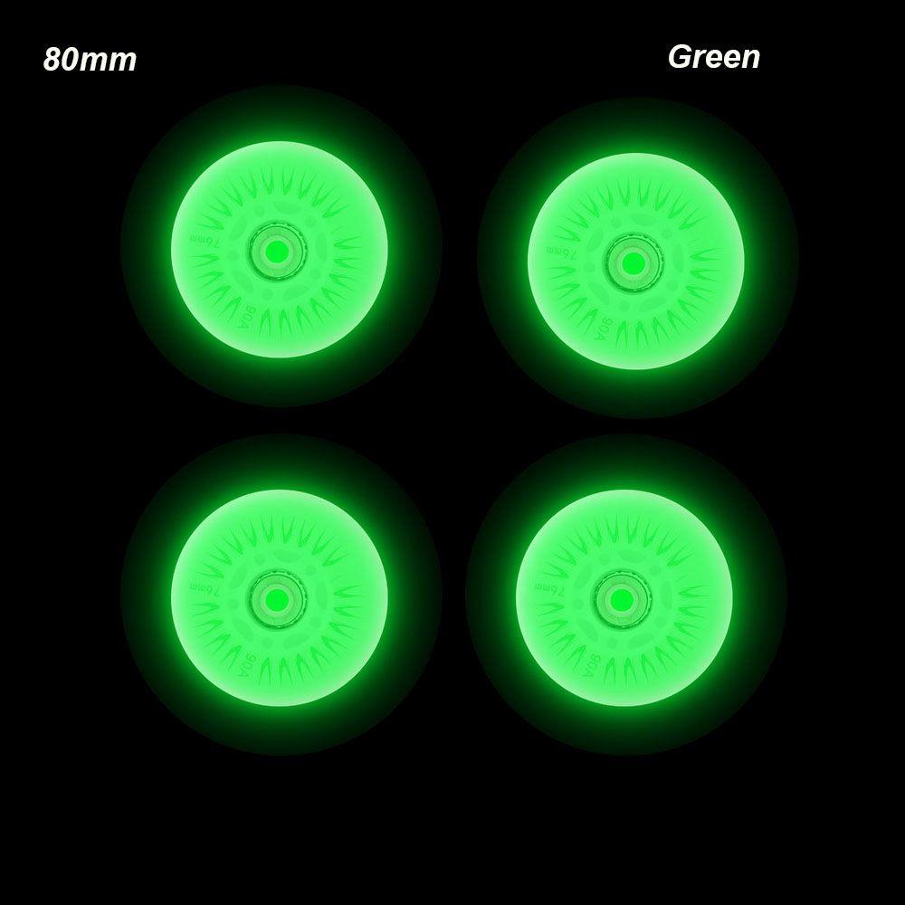 Kids 70mm 68mm 64mm 60mm 62mm 80mm 76mm 72mm Flash Wheel Roller Wheels Parts Outdoor Inline Skates