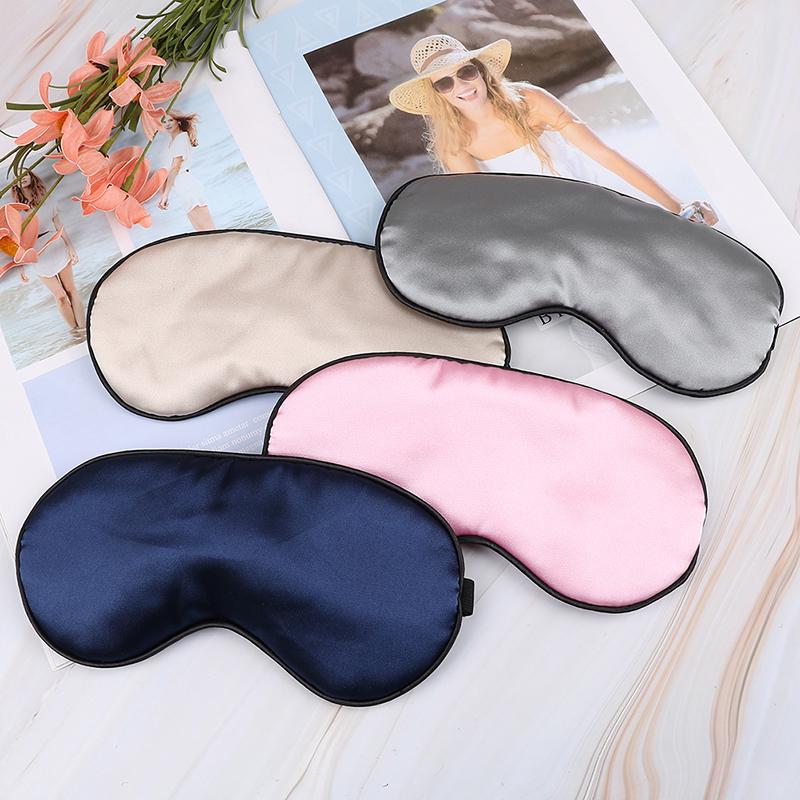 1 Pcs Eye Mask Soft Padded Travel Night Sleeping Blindfold Sleep Aid Shade Cover