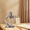 Abstract Desktop Sculpture Thinker Style Collectible Figurines Bookshelf Decor Birthday Gift