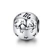WOSTU 12 Constellation Aries Beads 925 Sterling Silver CZ Charm Fit Original DIY Bracelet Beads