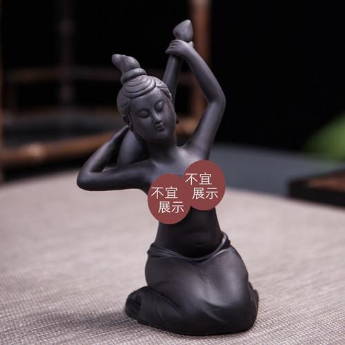 Color Change Beauty Tea Pet Color Change Ceramic Temperature Change Tea Pet Adult Sexy Art Body Creative Decoration