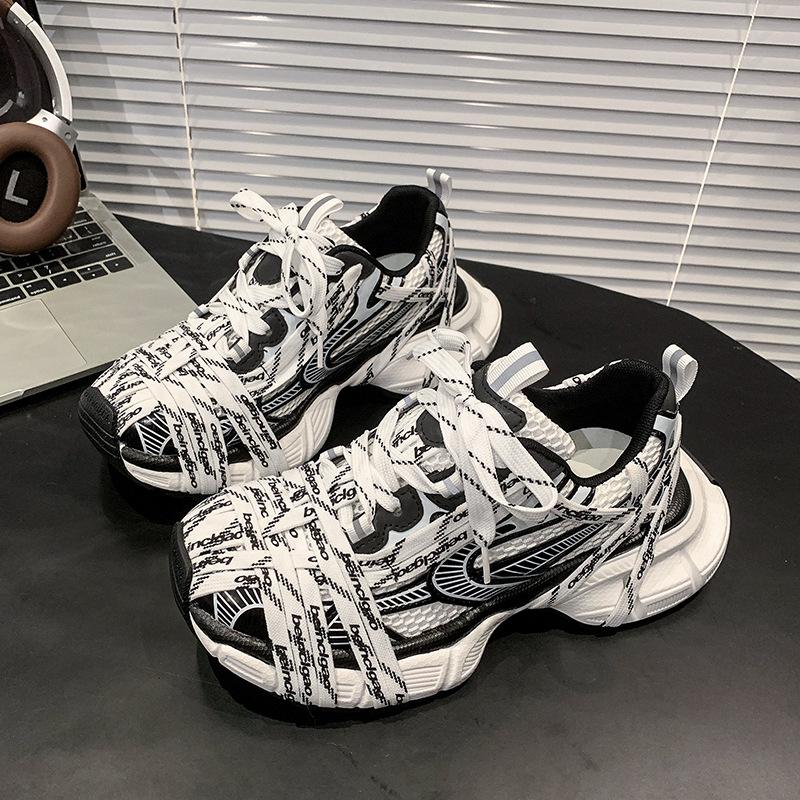 Popular 2025 Summer New Fashion Versatile Niche Thick-soled Muffin Shoes Straps Breathable Sports Casual Shoes Dad Shoes