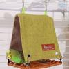 Weaving Bird House Hanging Bird Cage Hut Tent Bed Creative Parrot Swing Hammock Small Pet