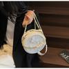 Niche Butterfly Chain Round Cake Bag Small Bag Women's 2025 New Versatile Small Round Bag Messenger Bag