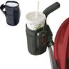 Creative Stroller Drink Cup Holder Pocket Insulated Soft Keys And Phone Holder Pram Straw For Most Strollers