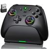 Switch Controller with Macro Program Rapid Fire Wireless Pro Gyro 4 Vibration and Back Compatible with Switch Switch and iOS Editing, 3-Step Function,