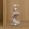 Mermaid Figurine Small Statue Fish Tank Landscape Ornament Mini Sculpture for Office Fairy Garden