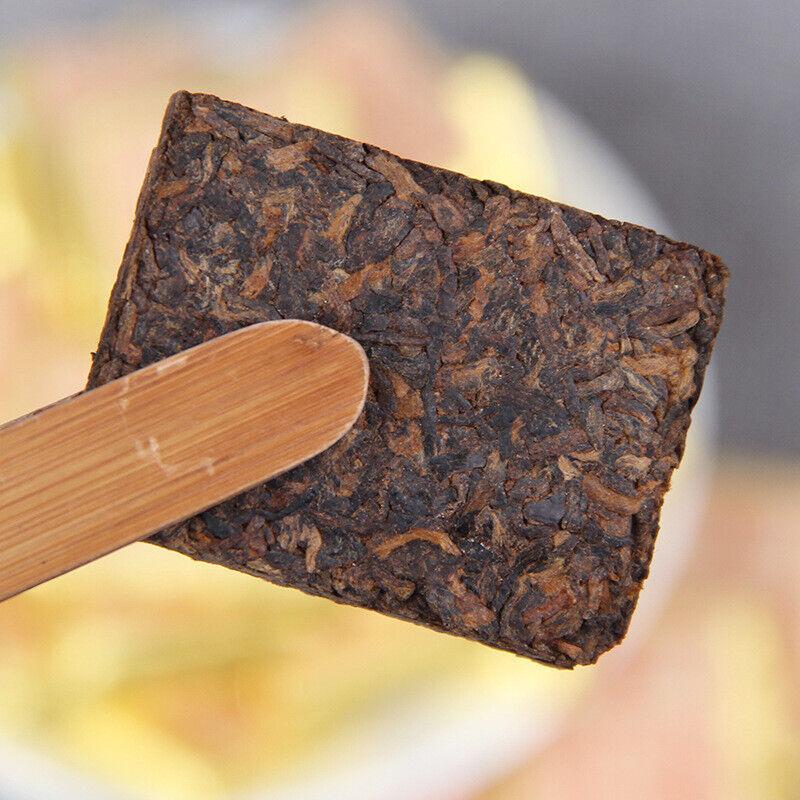 2016 Gongting Jin Zhuan Shu Puer Tea Palace Gold Brick Ripe Puer Mini Tea Brick